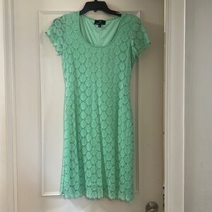 Mint green dress